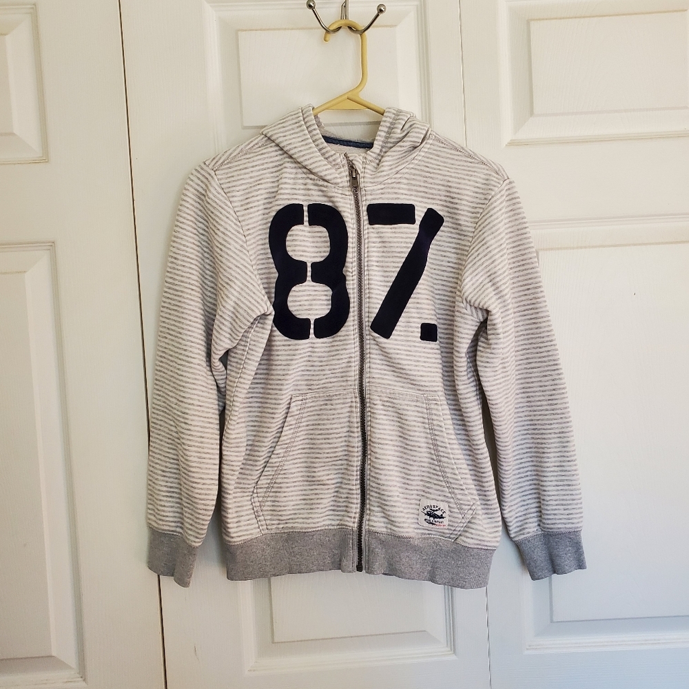 Aerospace H&M L.O.G.G. Label of Grafed Goods Zip up Hoodie size 10/12Y